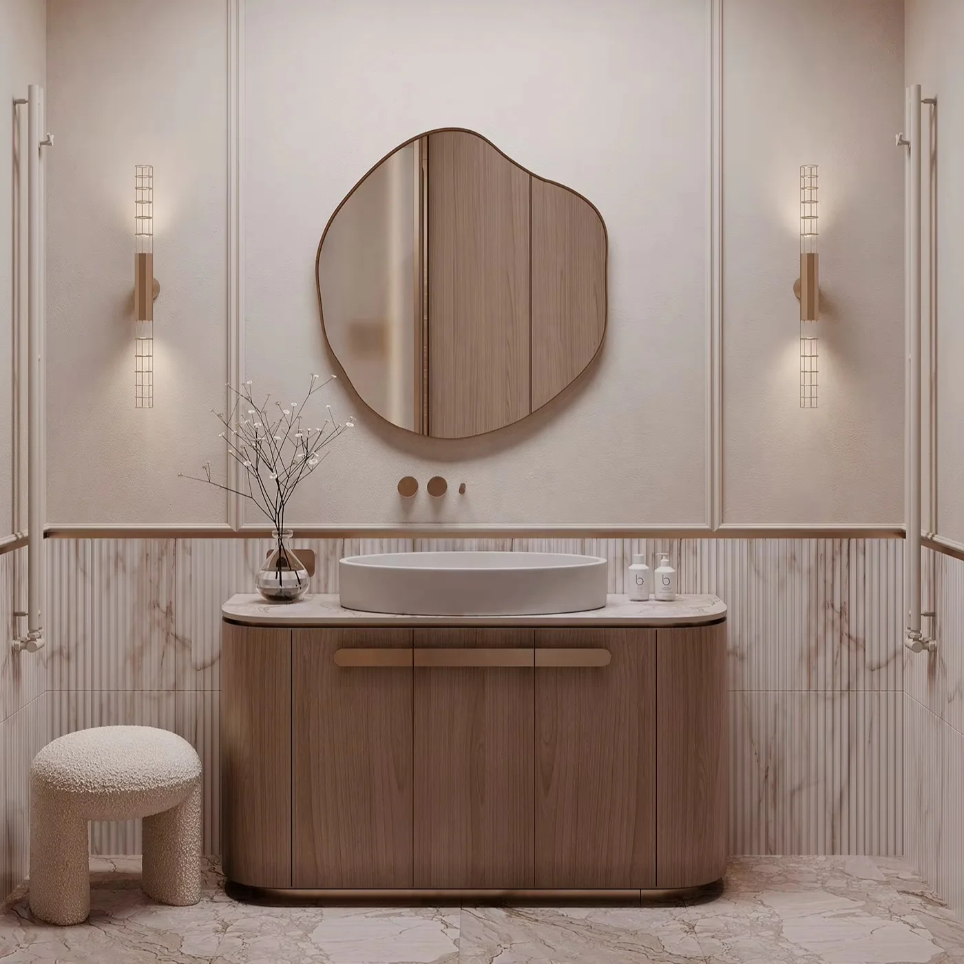 Custom Custom Modern Luxury Curved Wall Mounted Cabinet Bathroom Vanity With Sink Smart Led Mirror
Custom Custom Modern Luxury Curved Wall Mounted Cabinet Bathroom Vanity With Sink Smart Led Mirror