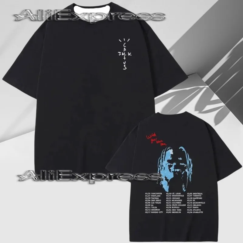 2025 Rapper Cactus Jack T-shirt UTOPIA Album Pattern T-shirt Men's Hip-hop T-shirt Men's Casual Oversized T-shirt Street Wear
2025 Rapper Cactus Jack T-shirt UTOPIA Album Pattern T-shirt Men's Hip-hop T-shirt Men's Casual Oversized T-shirt Street Wear