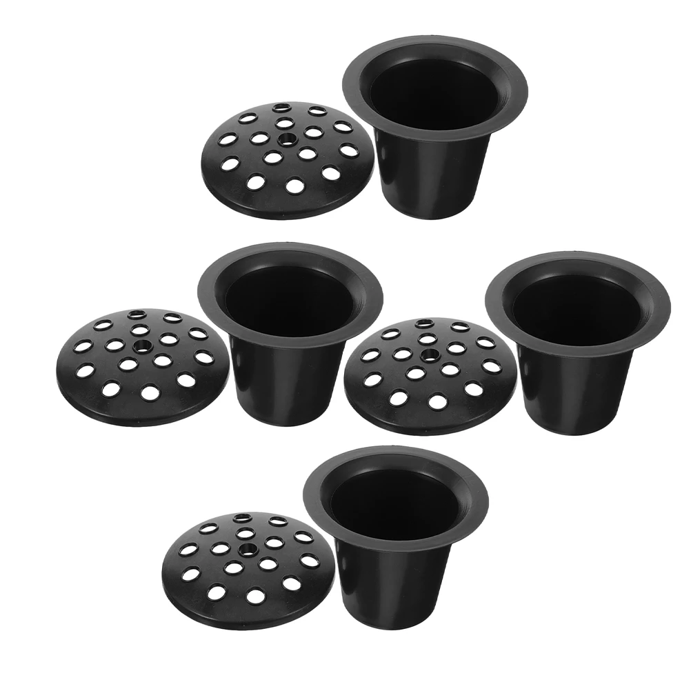 4 Pcs Black Base Vase for Cemetery Flowers Grave Decoration Memorial Flower Holder Plastic Container with 16 Holes
4 Pcs Black Base Vase for Cemetery Flowers Grave Decoration Memorial Flower Holder Plastic Container with 16 Holes