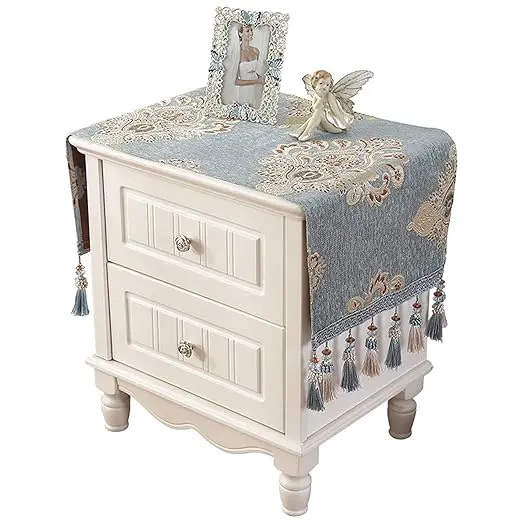 European-Style Bede Tablecloth Table Cover abrics Table Cloth Dust Cover Embroidery Tassel Covering Doilies or Nightstand urnitu
European-Style Bede Tablecloth Table Cover abrics Table Cloth Dust Cover Embroidery Tassel Covering Doilies or Nightstand urnitu