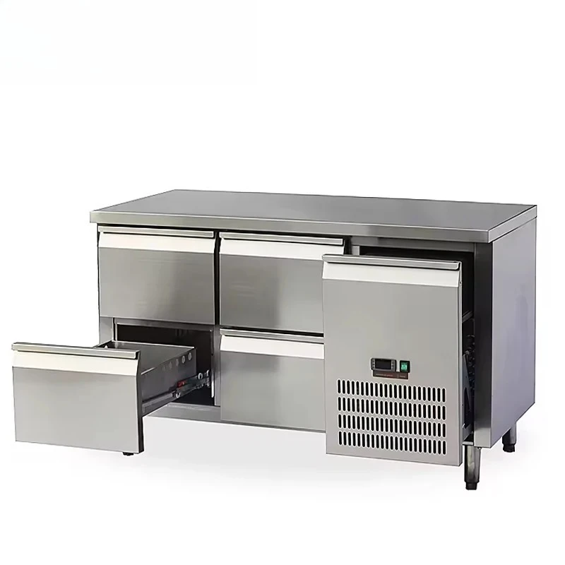 Golden Chef Commercial Drawer Refrigerator Worktable 2~8 Centigrade Workbench Undercounter Refrigerator Equipment
Golden Chef Commercial Drawer Refrigerator Worktable 2~8 Centigrade Workbench Undercounter Refrigerator Equipment