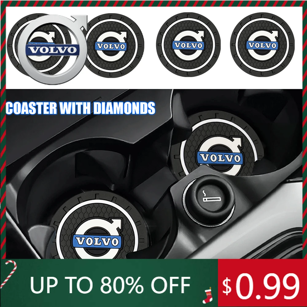 Emblems Car Silicone Water Coaster Pad Anti-Slip Cushion Drink Mats For Volvo R Design C30 C40 C50 C70 S40 S60 S90 V40 V50 V60
Emblems Car Silicone Water Coaster Pad Anti-Slip Cushion Drink Mats For Volvo R Design C30 C40 C50 C70 S40 S60 S90 V40 V50 V60