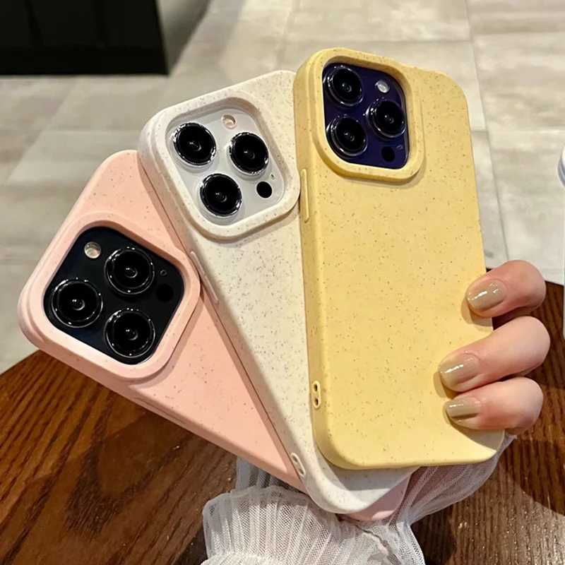 Candy Color Wheat Grain Material Phone Case For iPhone 14 13 12 11 X XR XS Max Fashion Couples Shockproof Bumber Soft TPU Cover
Candy Color Wheat Grain Material Phone Case For iPhone 14 13 12 11 X XR XS Max Fashion Couples Shockproof Bumber Soft TPU Cover