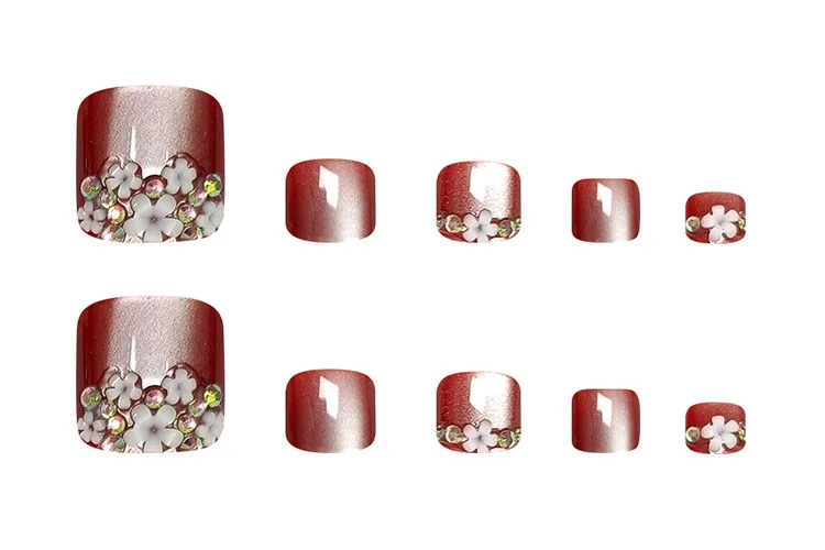 2026 New Simple Wine Red Cat-Eye Nail Tips, Toenail Stickers, Rhinestone-Studded High-End Wearable Nail Tips
2026 New Simple Wine Red Cat-Eye Nail Tips, Toenail Stickers, Rhinestone-Studded High-End Wearable Nail Tips
