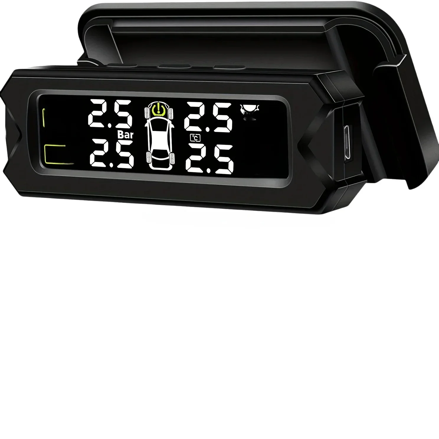 Tire Pressure Monitoring System for Car SUV Pickup MPV ORV TPMS Wireless External Sensor Kit Angle Adjustable Solar Powered Deta
Tire Pressure Monitoring System for Car SUV Pickup MPV ORV TPMS Wireless External Sensor Kit Angle Adjustable Solar Powered Deta
