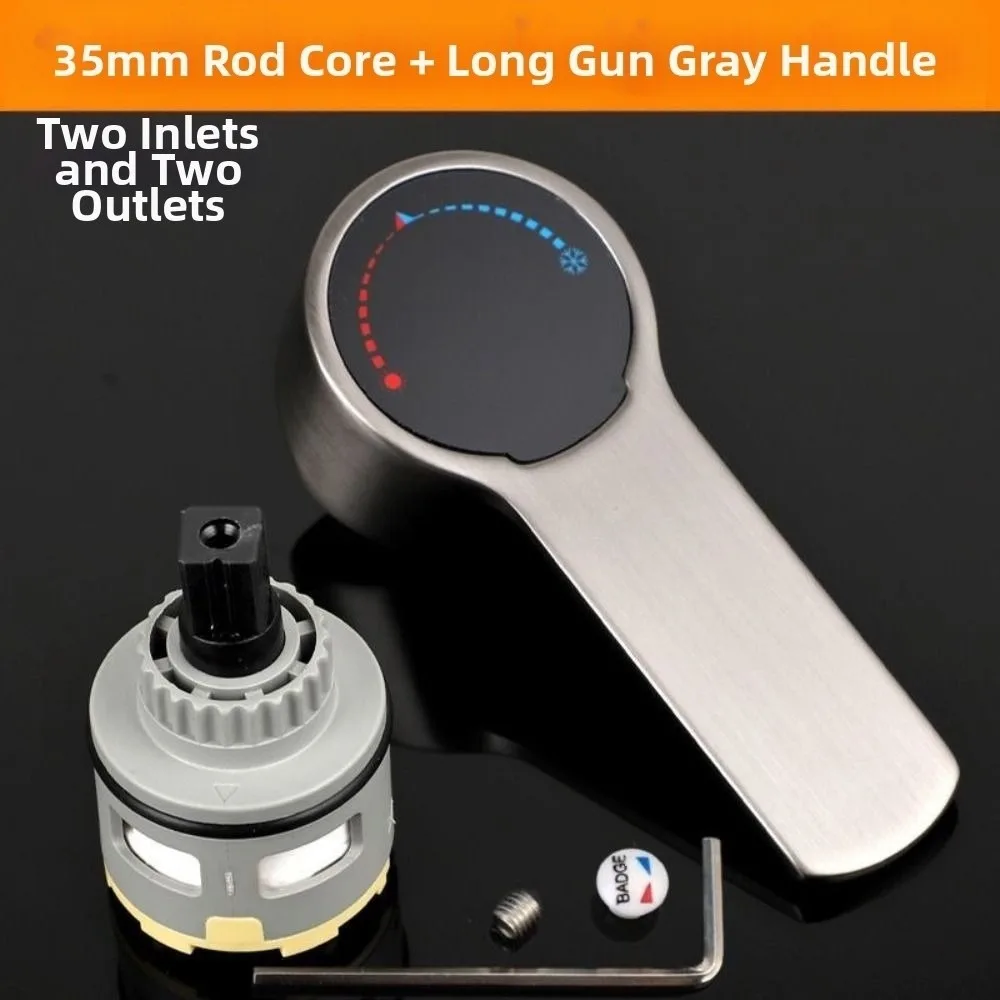 35mm Size Faucet Valve Core Watersaving 2 Way Faucet Cartridge Double Output Hot/Cold Water Replacement Valve Kitchen Taps
35mm Size Faucet Valve Core Watersaving 2 Way Faucet Cartridge Double Output Hot/Cold Water Replacement Valve Kitchen Taps