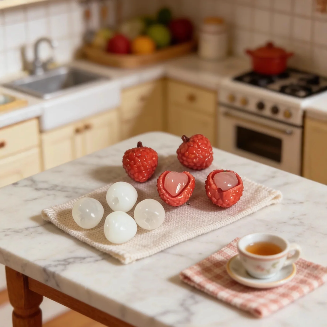 6Pcs Mini Shelled Lychee Resin DIY Handmade
6Pcs Mini Shelled Lychee Resin DIY Handmade