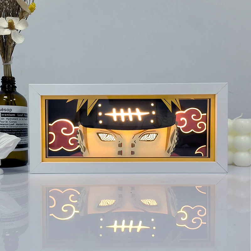 Anime series color paper-cut light Picture frame lamp remote control room bedroom atmosphere night light
Anime series color paper-cut light Picture frame lamp remote control room bedroom atmosphere night light