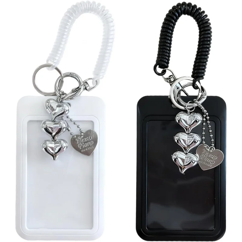 Plastic Photocard Holder with Heart-Shaped Charm - 2 Pack, Photo Card Holder, ID Badge Holder for Student Card, POCA Holder,
Plastic Photocard Holder with Heart-Shaped Charm - 2 Pack, Photo Card Holder, ID Badge Holder for Student Card, POCA Holder,