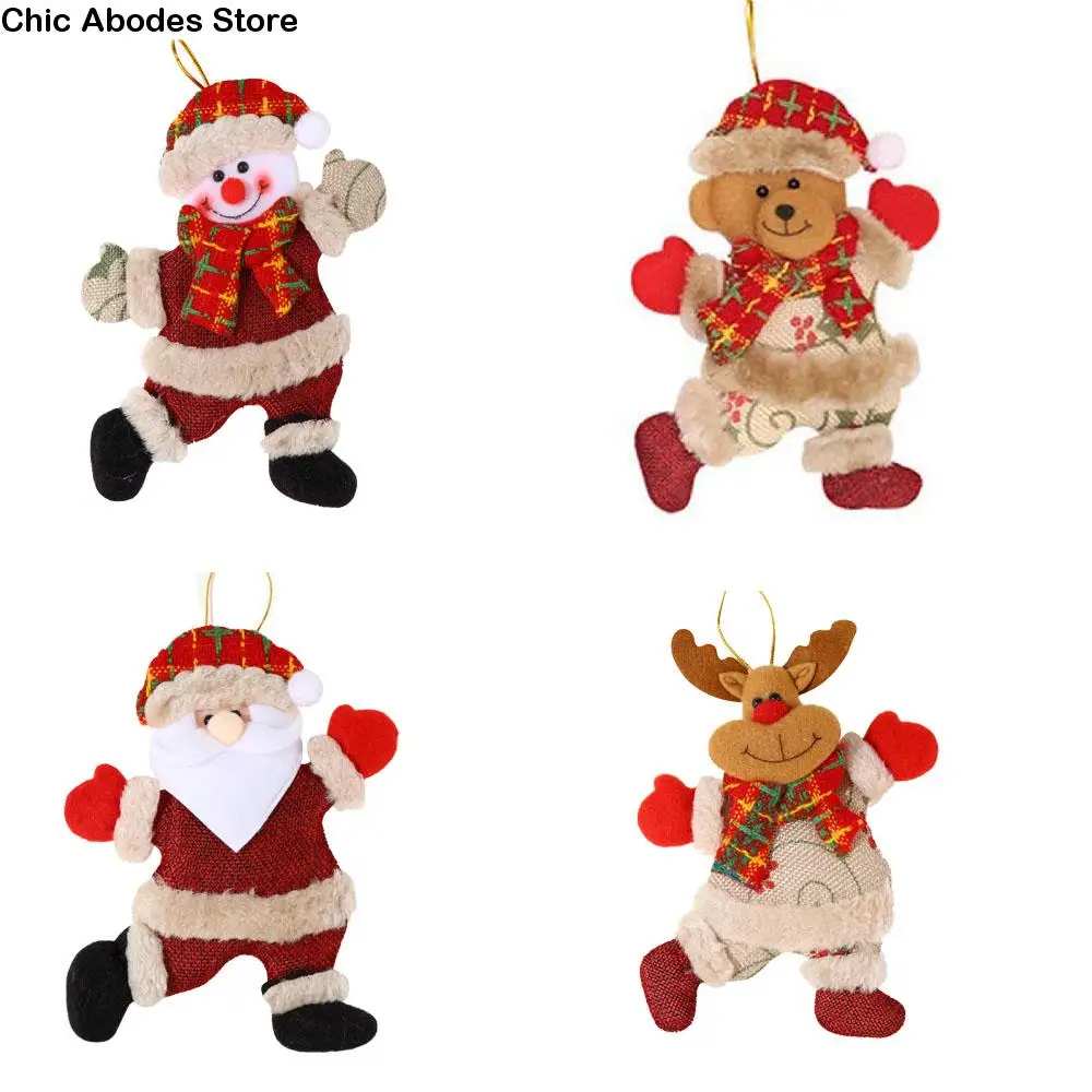 Decorative Xmas Gift Hanging Bear Elk Snowman Christmas Tree Decoration Christmas Pendant Ornaments
Decorative Xmas Gift Hanging Bear Elk Snowman Christmas Tree Decoration Christmas Pendant Ornaments