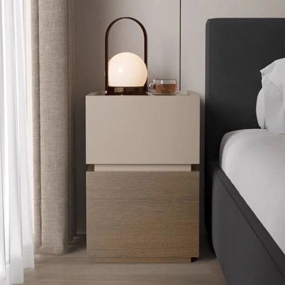 High-End Creative Bedside Table Modern Simple Minimalist Solid Wood Cabinet Rack for Apartments Nightstands
High-End Creative Bedside Table Modern Simple Minimalist Solid Wood Cabinet Rack for Apartments Nightstands