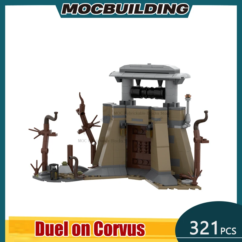 Duel on Corvus Model MOC Building Blocks DIY Assemble Bricks Creative Space Architecture Collection Display Toys Gifts 321PCS
Duel on Corvus Model MOC Building Blocks DIY Assemble Bricks Creative Space Architecture Collection Display Toys Gifts 321PCS