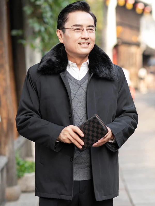 Men's Winter Thickened down Cotton Jacket Fluffy Inner Design Fashionable Urban Casual Loose Fit Style for Dad And Grandpa
Men's Winter Thickened down Cotton Jacket Fluffy Inner Design Fashionable Urban Casual Loose Fit Style for Dad And Grandpa