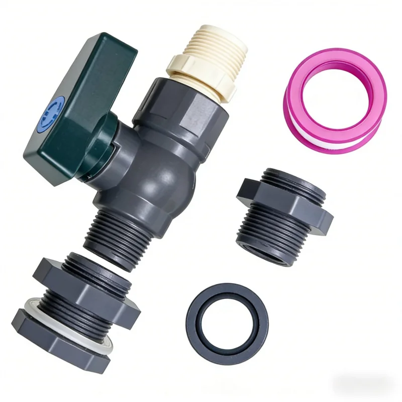 Gardening Rain Barrel Faucet Kit1-2SetPVCConnector Drain Adapter with Inner Connection Tool Supplies
Gardening Rain Barrel Faucet Kit1-2SetPVCConnector Drain Adapter with Inner Connection Tool Supplies