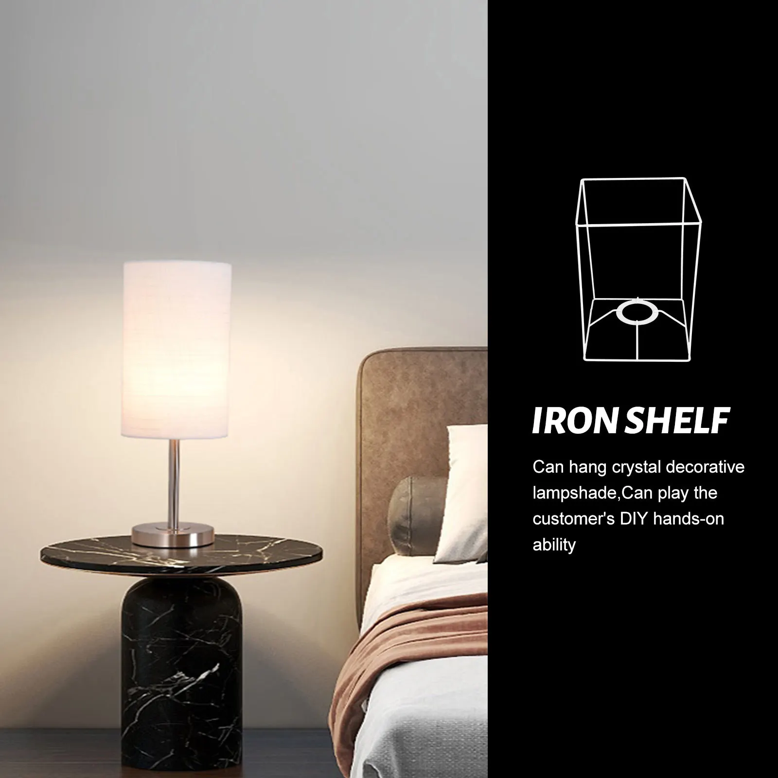 Lampshade Frame For Diy Table Lamp Ceiling Light Durable Lampshade Accessories Rustproof Craft Supply Rack Holder
Lampshade Frame For Diy Table Lamp Ceiling Light Durable Lampshade Accessories Rustproof Craft Supply Rack Holder