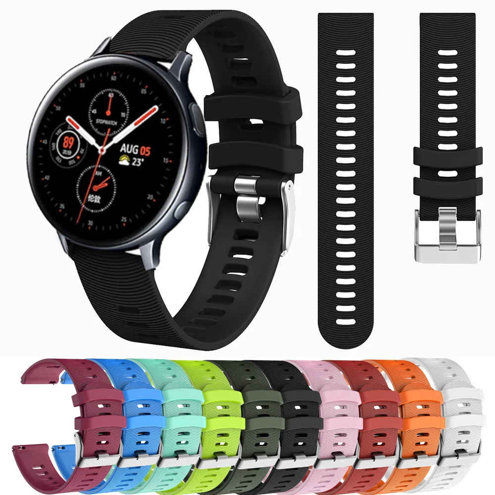 For Samsung Galaxy Watch Active 2 40mm 44mm Watchband 20mm Sport Silicone Wristband For Amazfit GTS 2 Mini Bip U Pro ремешок
For Samsung Galaxy Watch Active 2 40mm 44mm Watchband 20mm Sport Silicone Wristband For Amazfit GTS 2 Mini Bip U Pro ремешок