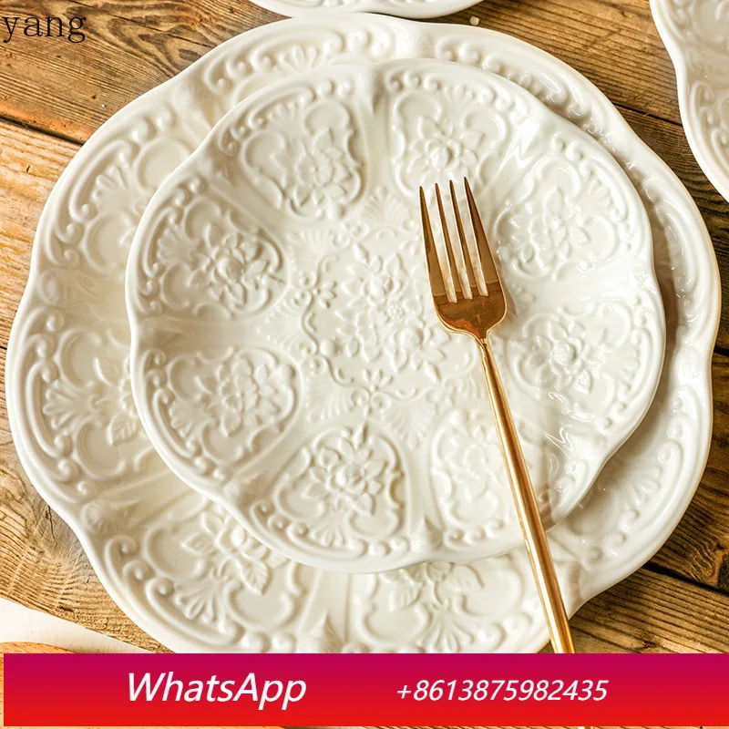 CX retro western food steak plate afternoon tea dessert plate tableware
CX retro western food steak plate afternoon tea dessert plate tableware