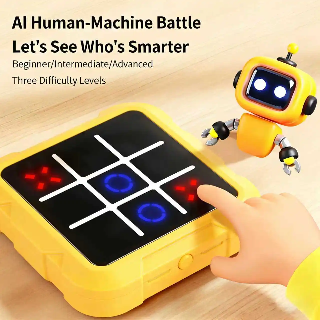 AI Electronic Chess & Tic Tac Toe Set-Educational Brain Teaser, Perfect Gift for Kids & Family Game Night
AI Electronic Chess & Tic Tac Toe Set-Educational Brain Teaser, Perfect Gift for Kids & Family Game Night