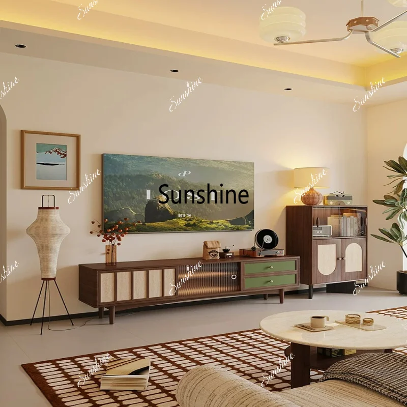 TV cabinet, antique small apartment in the living room, integrated household storage and storage
TV cabinet, antique small apartment in the living room, integrated household storage and storage