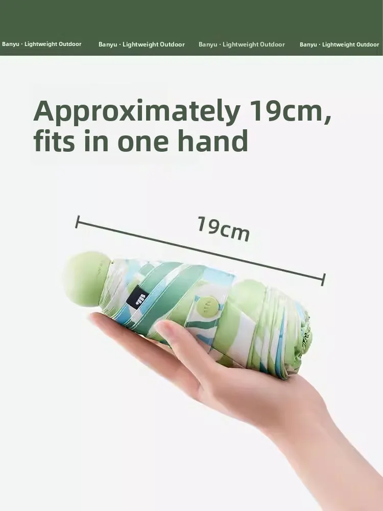 Portable Lightweight Women's Black Glue Five Umbrella UV Protection UPF50 Outdoor Travel Fishing Gear Banana under Capsule Se...
Portable Lightweight Women's Black Glue Five Umbrella UV Protection UPF50 Outdoor Travel Fishing Gear Banana under Capsule Se...