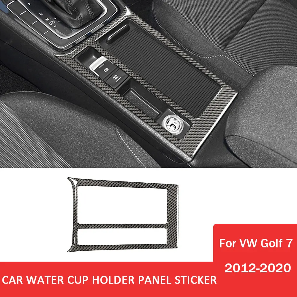 Car Water Cup Holder Panel Trim Stickers Carbon Fiber for Volkswagen VW Golf 7 Gti Mk7 2012-2020 Auto Interior Accessories
Car Water Cup Holder Panel Trim Stickers Carbon Fiber for Volkswagen VW Golf 7 Gti Mk7 2012-2020 Auto Interior Accessories