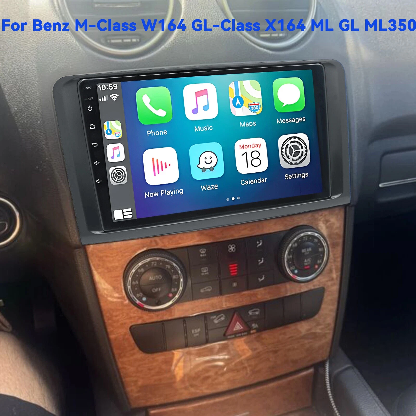 Android 16 Carplay Auto WiFi GPS For Benz M-Class W164 GL-Class X164 ML GL ML350 ML500 GL350 GL450 Car Radio Navigation DSP
Android 16 Carplay Auto WiFi GPS For Benz M-Class W164 GL-Class X164 ML GL ML350 ML500 GL350 GL450 Car Radio Navigation DSP