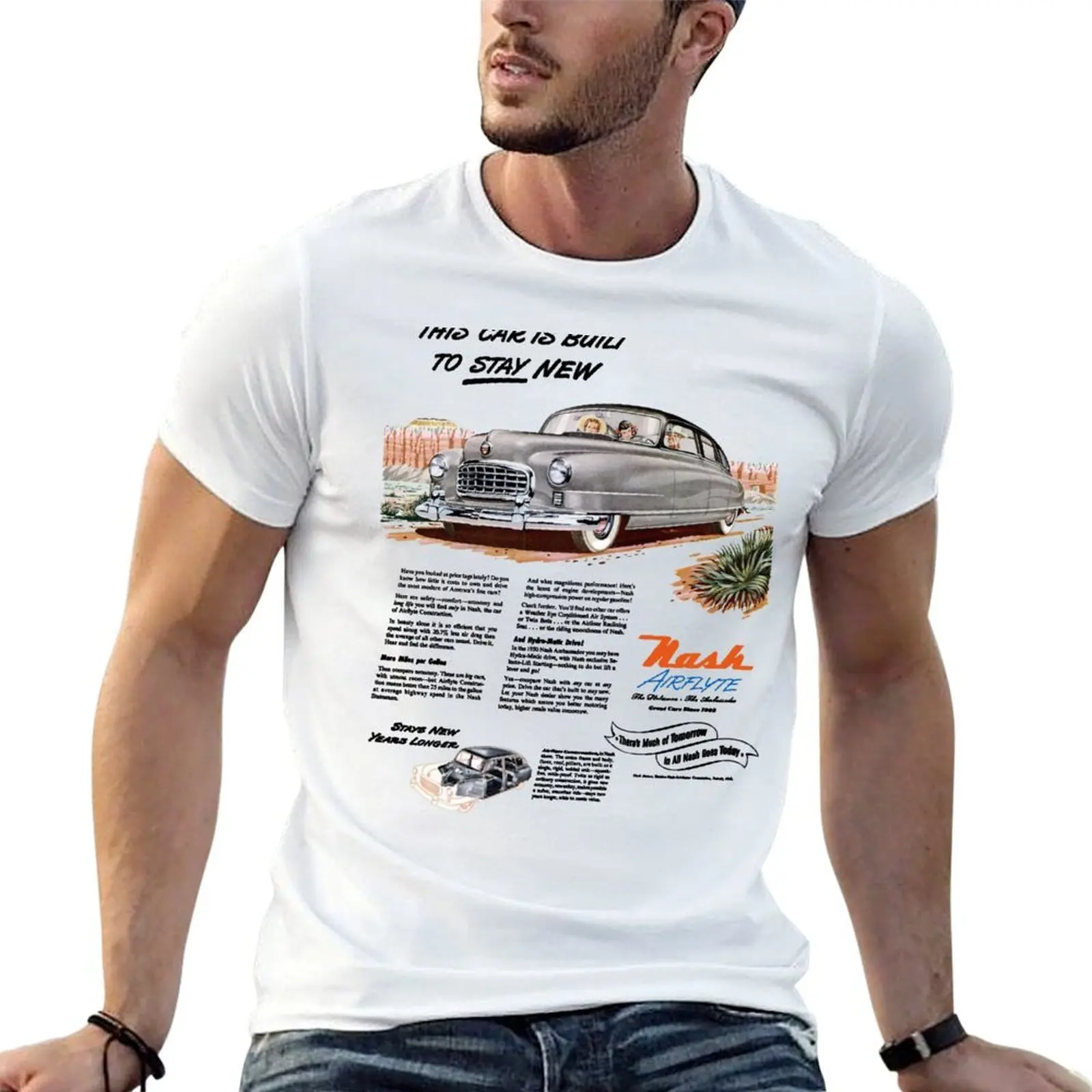 NASH AIRFLYTE 1950 T-Shirt men t shirt cotton 100% man t shirt cotton high quality t shirt men 100% cotton luxury brand T-shirt
NASH AIRFLYTE 1950 T-Shirt men t shirt cotton 100% man t shirt cotton high quality t shirt men 100% cotton luxury brand T-shirt