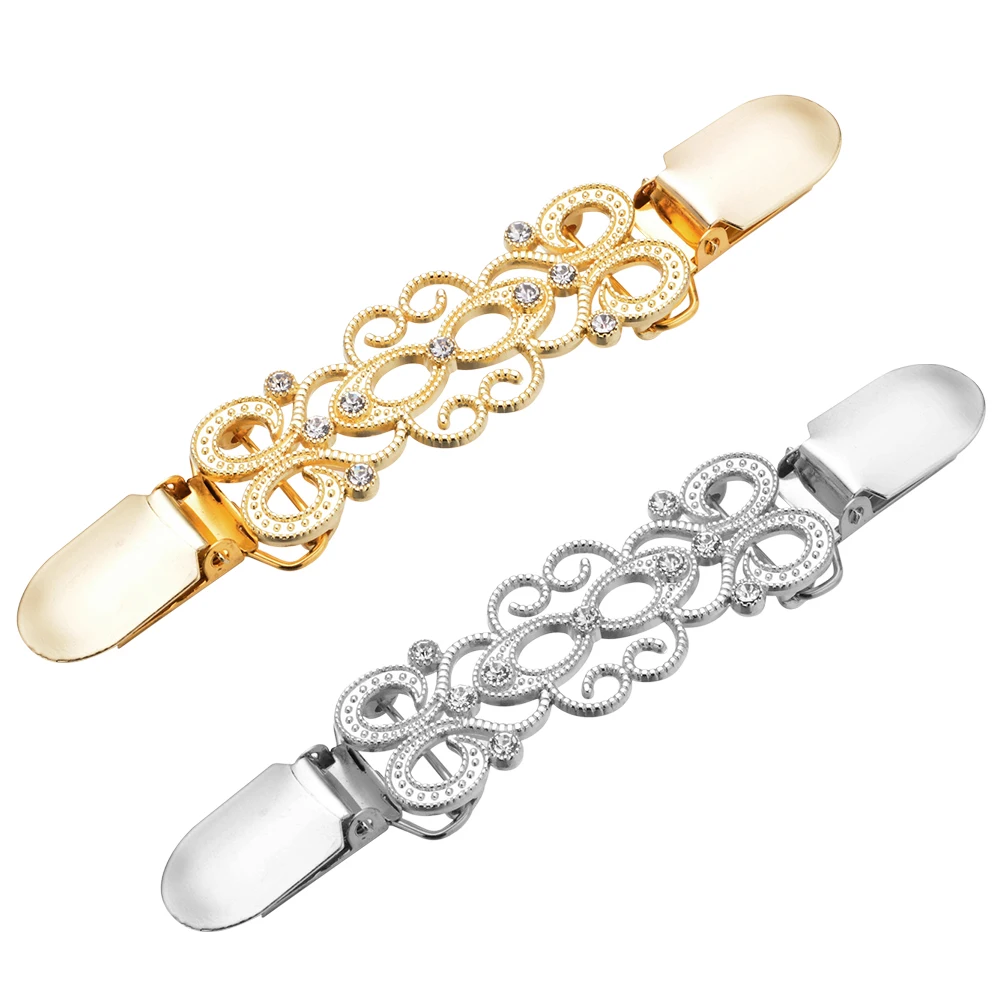 2 Pcs Tighten Clips Women Clothing Sweater Clips Accessories Vintage Sweater Pins Shawl Decorative Fashion Gifts
2 Pcs Tighten Clips Women Clothing Sweater Clips Accessories Vintage Sweater Pins Shawl Decorative Fashion Gifts