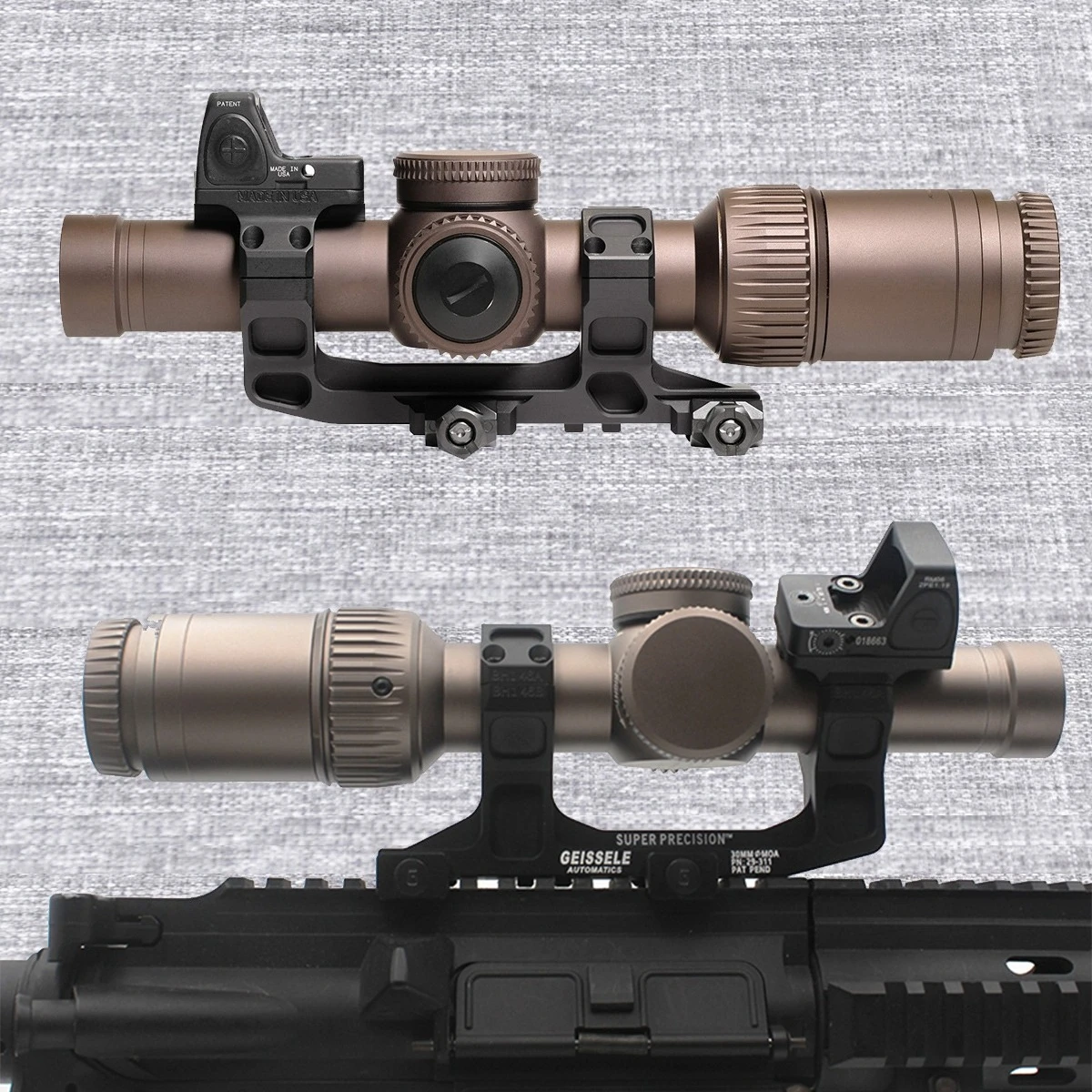 GEISSELE SUPER PRECISION 25.4/30mm Ring Scope Mount ROF-90/45 Mini Red Dot Sight Raiser Mount For Rifle AR15 M4 M16
GEISSELE SUPER PRECISION 25.4/30mm Ring Scope Mount ROF-90/45 Mini Red Dot Sight Raiser Mount For Rifle AR15 M4 M16