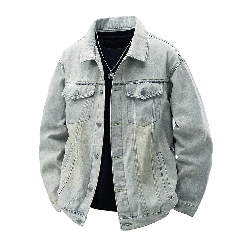 Gorasion High Quality Men's Retro Denim Jacket Spring Autumn Lapel Jacket Male Fashion Casual Workwear Jacket Men's Clothing
Gorasion High Quality Men's Retro Denim Jacket Spring Autumn Lapel Jacket Male Fashion Casual Workwear Jacket Men's Clothing