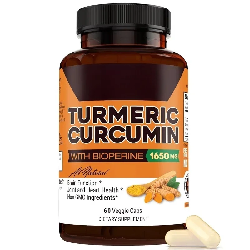 Pepper containing capsules for natural joints and overall health, containing 95% standardized curcumin - non GMO, gluten free
Pepper containing capsules for natural joints and overall health, containing 95% standardized curcumin - non GMO, gluten free