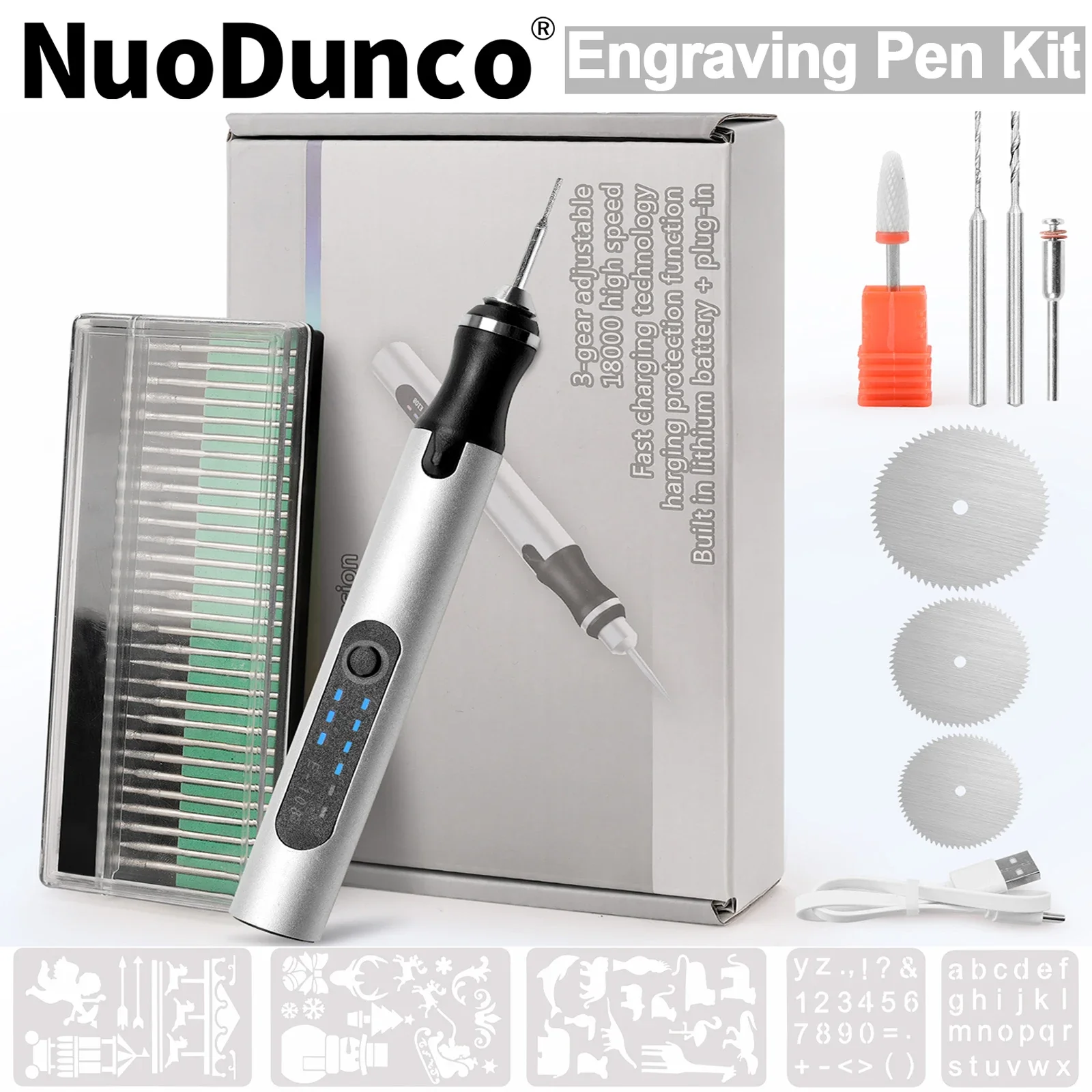 Mini Electric Drill USB Rechargeable Cordless Engraving Pen 30 Bits Handheld Engraving Pen Set For Woodworking Jewelry Glass
Mini Electric Drill USB Rechargeable Cordless Engraving Pen 30 Bits Handheld Engraving Pen Set For Woodworking Jewelry Glass