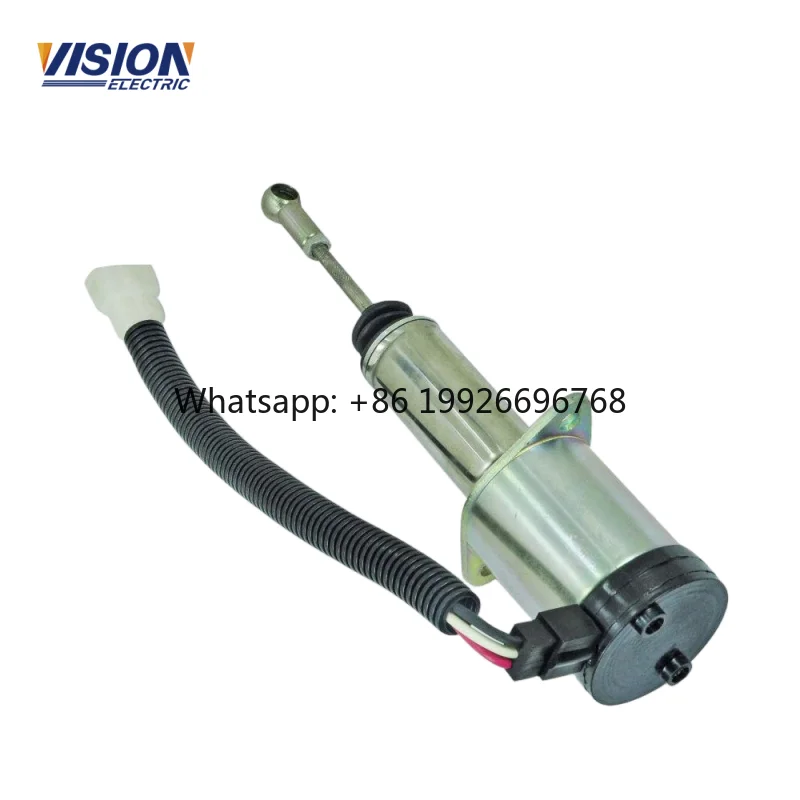 Diesel Engine Fuel Stop Solenoid Valve for Generators Models 187153 11013111 SD-003A2 2848A268
Diesel Engine Fuel Stop Solenoid Valve for Generators Models 187153 11013111 SD-003A2 2848A268