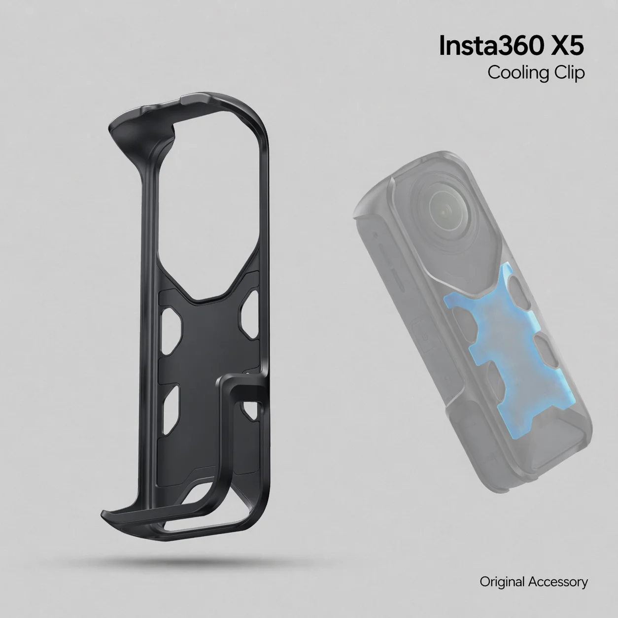 Insta360 X5 Thermo Control Back Clip Cooling Back Clip for Long 8K Recording Static Shooting Accessory
Insta360 X5 Thermo Control Back Clip Cooling Back Clip for Long 8K Recording Static Shooting Accessory