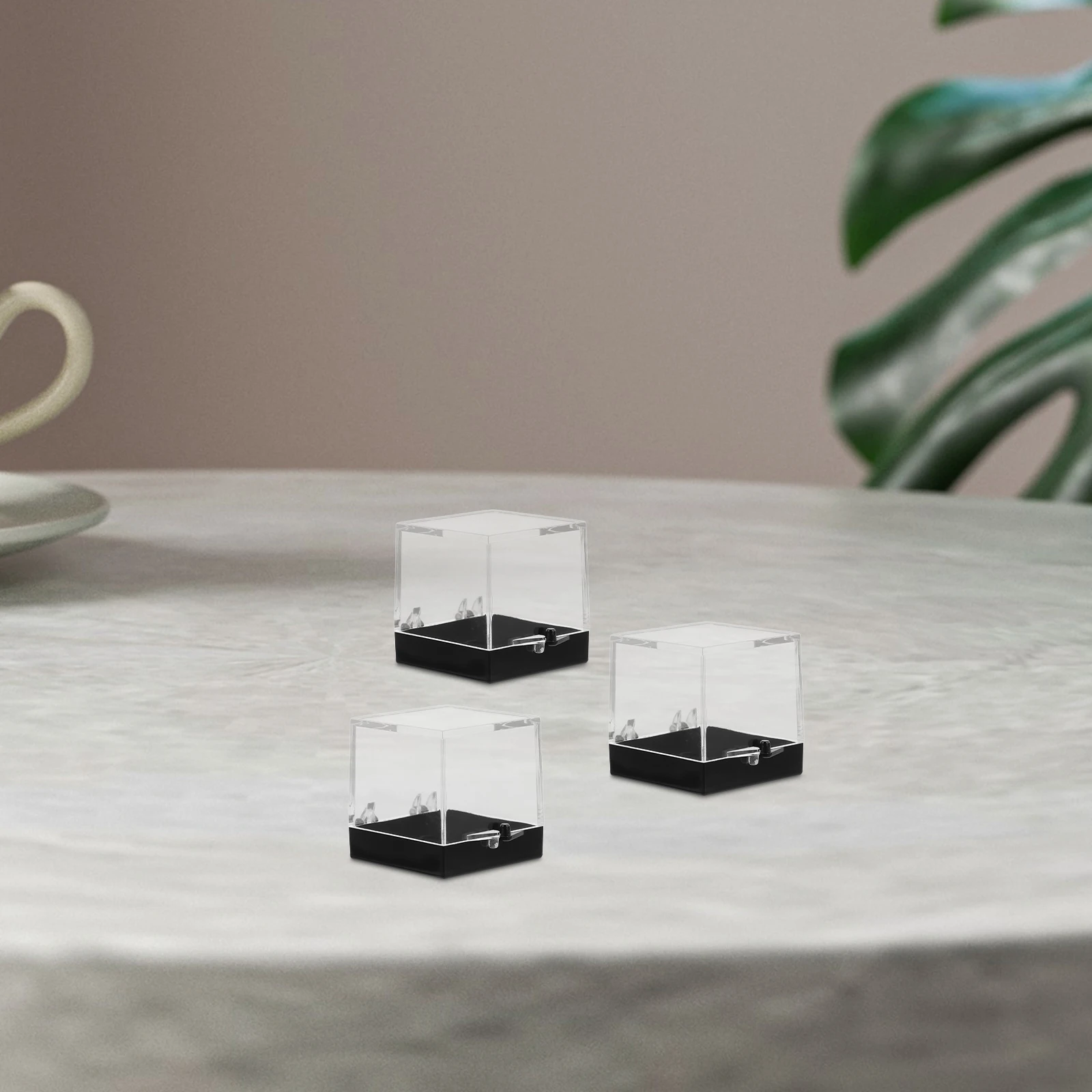 6pcs Specimen Display Box 35x35x35cm Black Base Clear Cube Storage Case for Rock Mineral Collection Transparent Container
6pcs Specimen Display Box 35x35x35cm Black Base Clear Cube Storage Case for Rock Mineral Collection Transparent Container