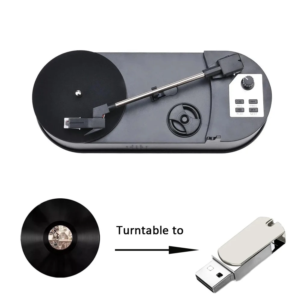 Mini Vinyl Record Player Turntable with USB to MP3 Recording Dual Speed Portable Phonograph 33-45 RPM Turntable Player Converter
Mini Vinyl Record Player Turntable with USB to MP3 Recording Dual Speed Portable Phonograph 33-45 RPM Turntable Player Converter