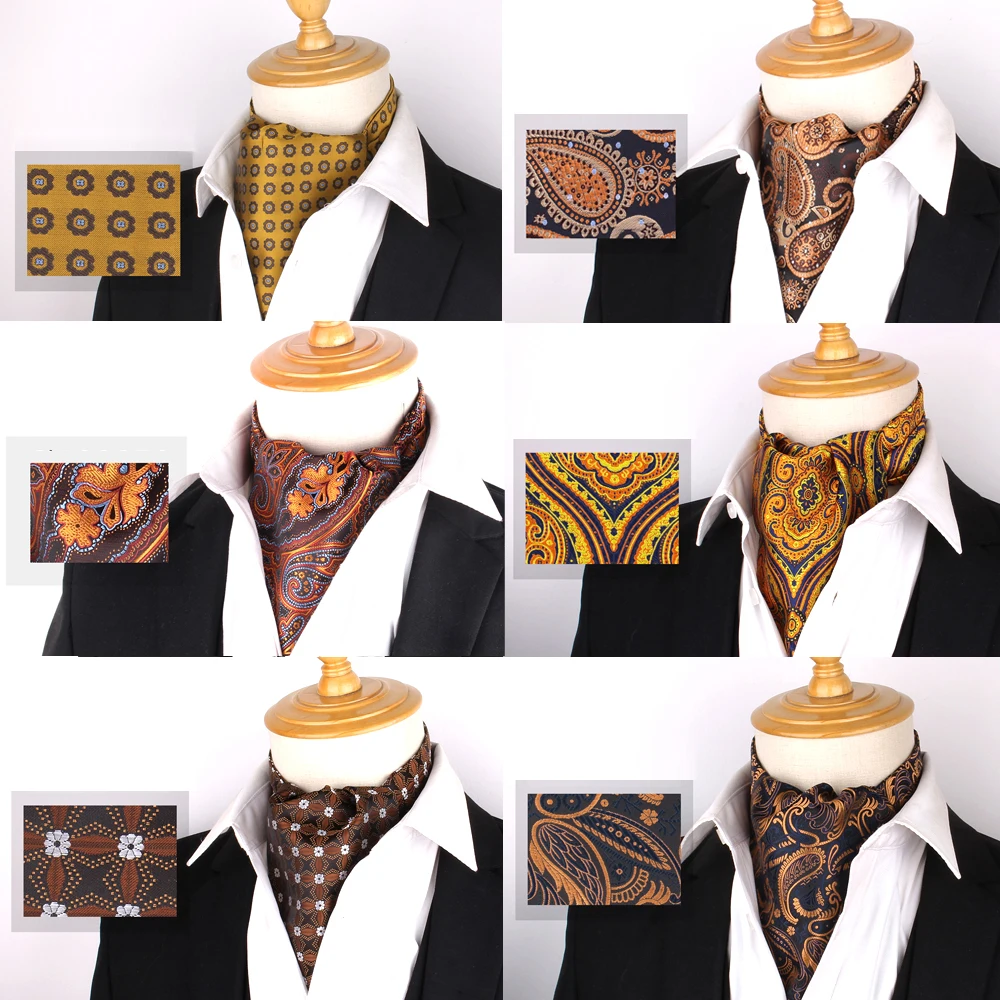 Yellow Paisley Men Cashew Tie Wedding Formal Cravat Ascot Scrunch Self British Gentleman Polyester Soft Paisley Neck Tie Luxury
Yellow Paisley Men Cashew Tie Wedding Formal Cravat Ascot Scrunch Self British Gentleman Polyester Soft Paisley Neck Tie Luxury