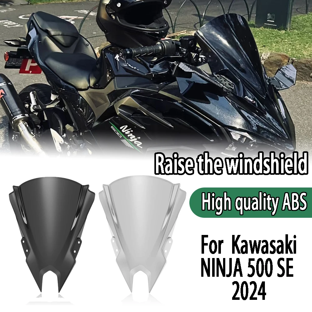 For Kawasaki NINJA 500 NINJA500 SE 2024 Increase the height of the competitive windshield, wind deflector, and spoiler
For Kawasaki NINJA 500 NINJA500 SE 2024 Increase the height of the competitive windshield, wind deflector, and spoiler