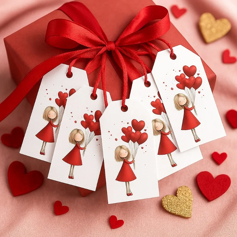 96/240 шт. подарочных бирок ко Дню святого Валентина с джутовой веревкой, очаровательная мультяшная девочка с воздушными шарами для свадеб и украшения праздников любви
96/240 шт. подарочных бирок ко Дню святого Валентина с джутовой веревкой, очаровательная мультяшная девочка с воздушными шарами для свадеб и украшения праздников любви