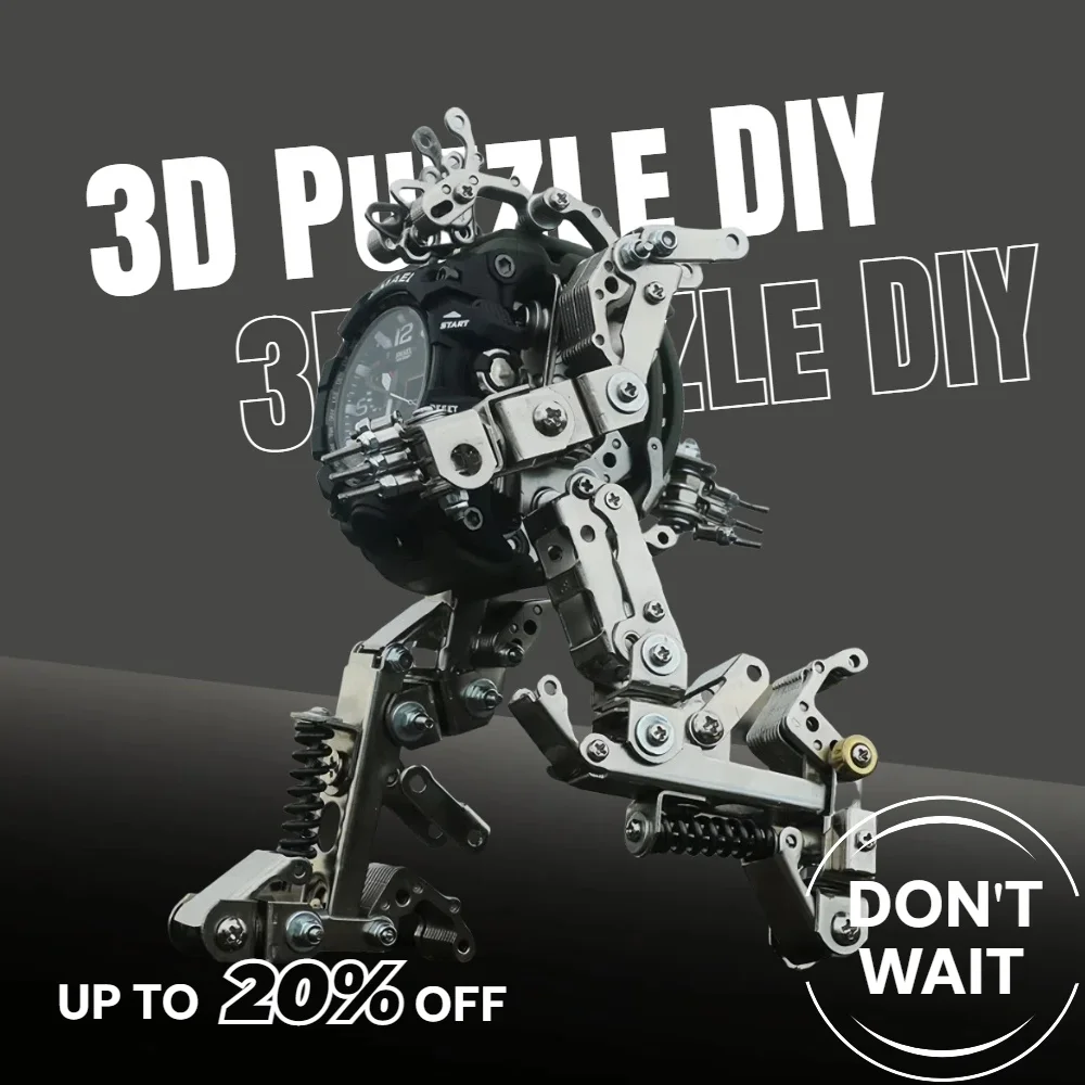 220PCS Creative watch stand, precision metal 3D puzzle assembly model, birthday and holiday gift
220PCS Creative watch stand, precision metal 3D puzzle assembly model, birthday and holiday gift