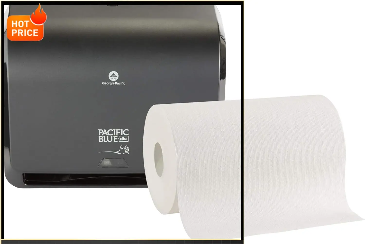 BestsellerPacific Blue Ultra Mini Dispenser Trial Kit, Includes 9" Paper Towel Roll and Automated Dispenser, 54519, by
BestsellerPacific Blue Ultra Mini Dispenser Trial Kit, Includes 9" Paper Towel Roll and Automated Dispenser, 54519, by