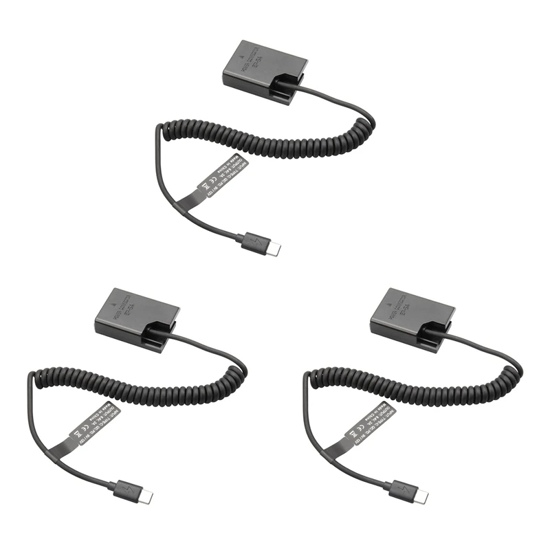 3X EL14 Dummy Coupler Battery Type-C Spring Cable For Nikon D3100 D3500 D5100 D5200 D5300 D5600 P7000 P7100 P7700 P7800
3X EL14 Dummy Coupler Battery Type-C Spring Cable For Nikon D3100 D3500 D5100 D5200 D5300 D5600 P7000 P7100 P7700 P7800
