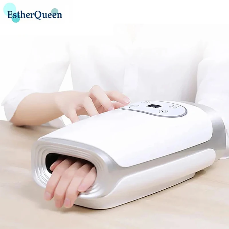 EstherQueen Air Wave Hand Massage Device,Finger Joint Pressure Hot Compress Device,Relaxation and Muscle Relieve Device
EstherQueen Air Wave Hand Massage Device,Finger Joint Pressure Hot Compress Device,Relaxation and Muscle Relieve Device