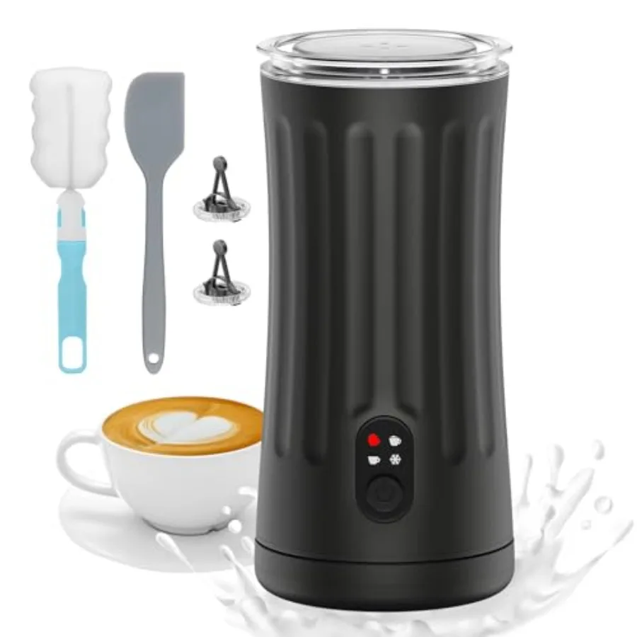 Milk Frother 4-in-1 Milk Steamer and Frother 8.1oz/240ml Automatic Warm and Cold Foam Maker Auto Shut-Off Frother for Coffee La
Milk Frother 4-in-1 Milk Steamer and Frother 8.1oz/240ml Automatic Warm and Cold Foam Maker Auto Shut-Off Frother for Coffee La