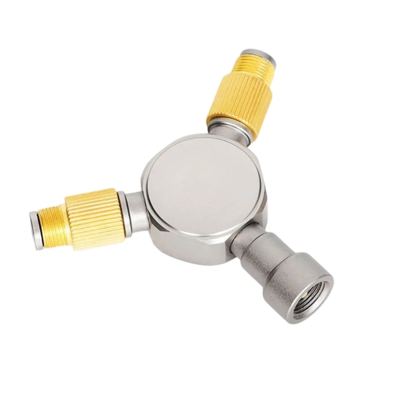 Outdoor Gas Tanks Distributor Convert 1 Tanks to 2 Interfaces Gas Distributor Tanks Extension Connector for Camp Cooking
Outdoor Gas Tanks Distributor Convert 1 Tanks to 2 Interfaces Gas Distributor Tanks Extension Connector for Camp Cooking