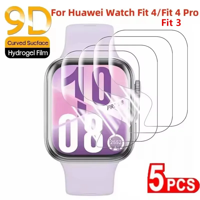 5PCS Screen Protector For Huawei Watch Fit 3 Fit 4 Pro Anti Scratch Clear TPU Hydrogel Film for Huawei Fit4 Watch Accessories
5PCS Screen Protector For Huawei Watch Fit 3 Fit 4 Pro Anti Scratch Clear TPU Hydrogel Film for Huawei Fit4 Watch Accessories
