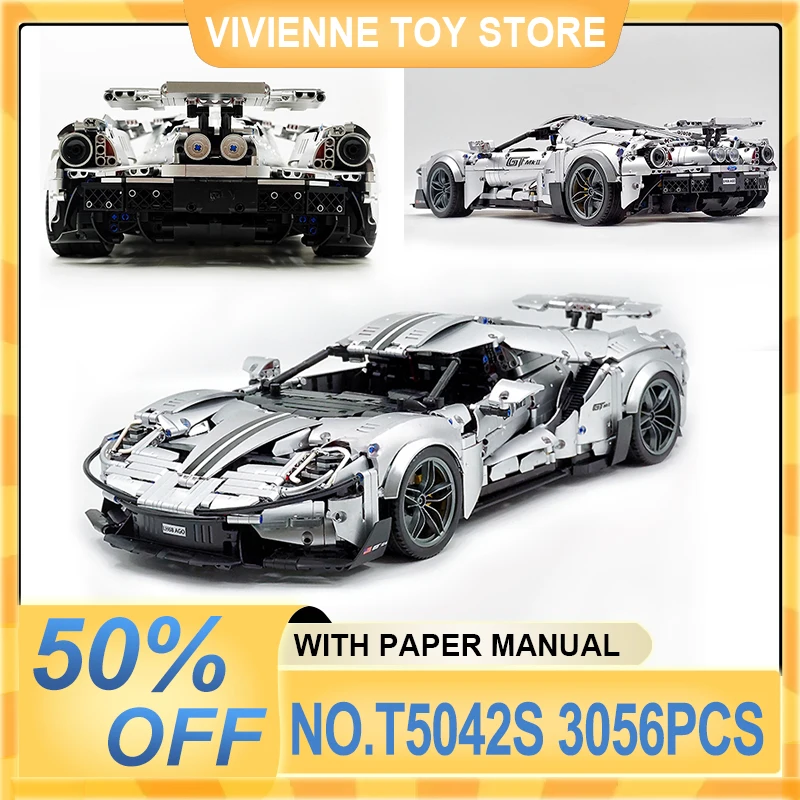 T5042S Technical Silver Super Speed GT Sport Car Model Building Block City Racing Vehicle Brick Toys for Kid Xmas Chrismas Gifts
T5042S Technical Silver Super Speed GT Sport Car Model Building Block City Racing Vehicle Brick Toys for Kid Xmas Chrismas Gifts