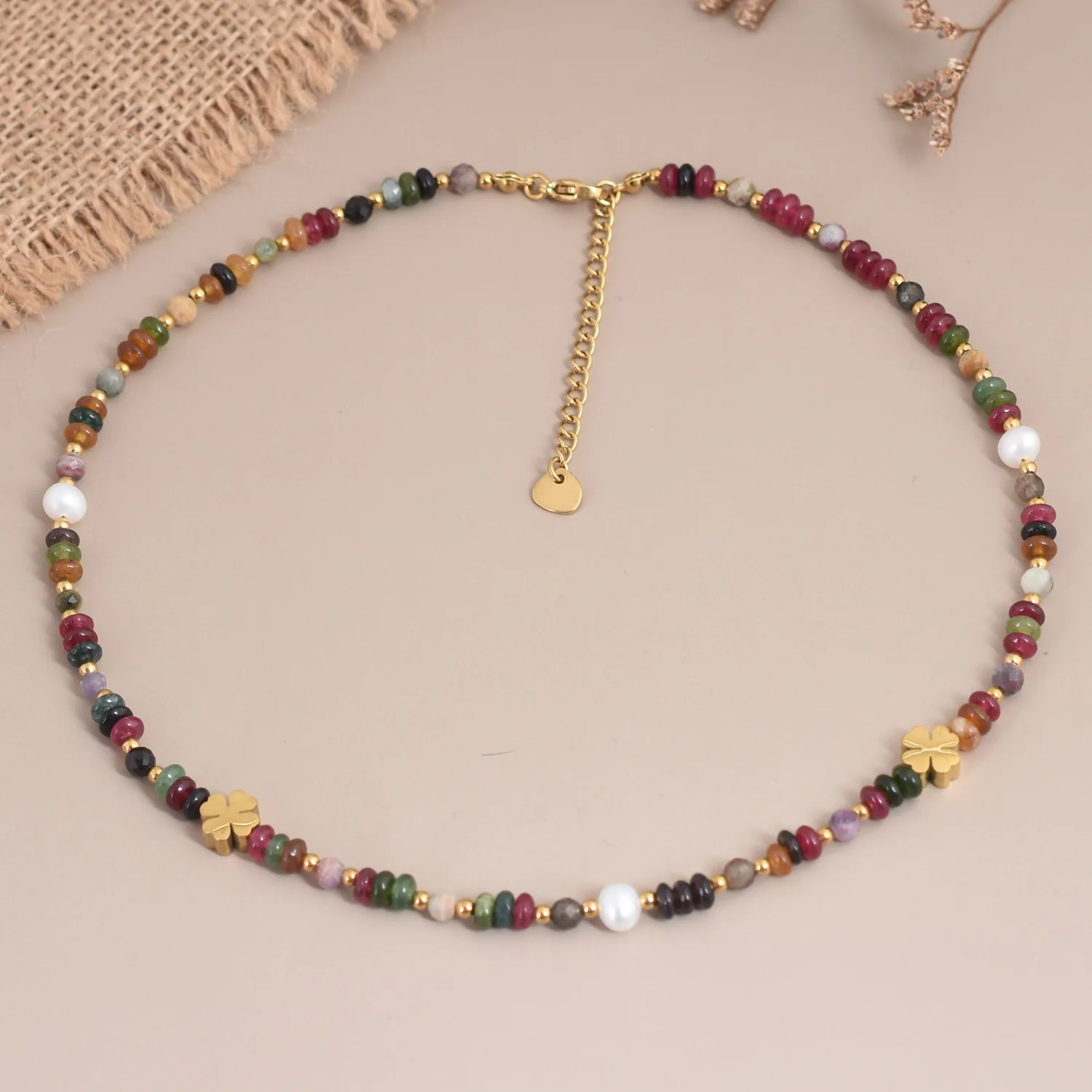 Natural Stone Beaded Freshwater Pearl Splicing Necklace Sweater Chain Retro Spring and Autumn Age-reducing Accessories for Women
Natural Stone Beaded Freshwater Pearl Splicing Necklace Sweater Chain Retro Spring and Autumn Age-reducing Accessories for Women