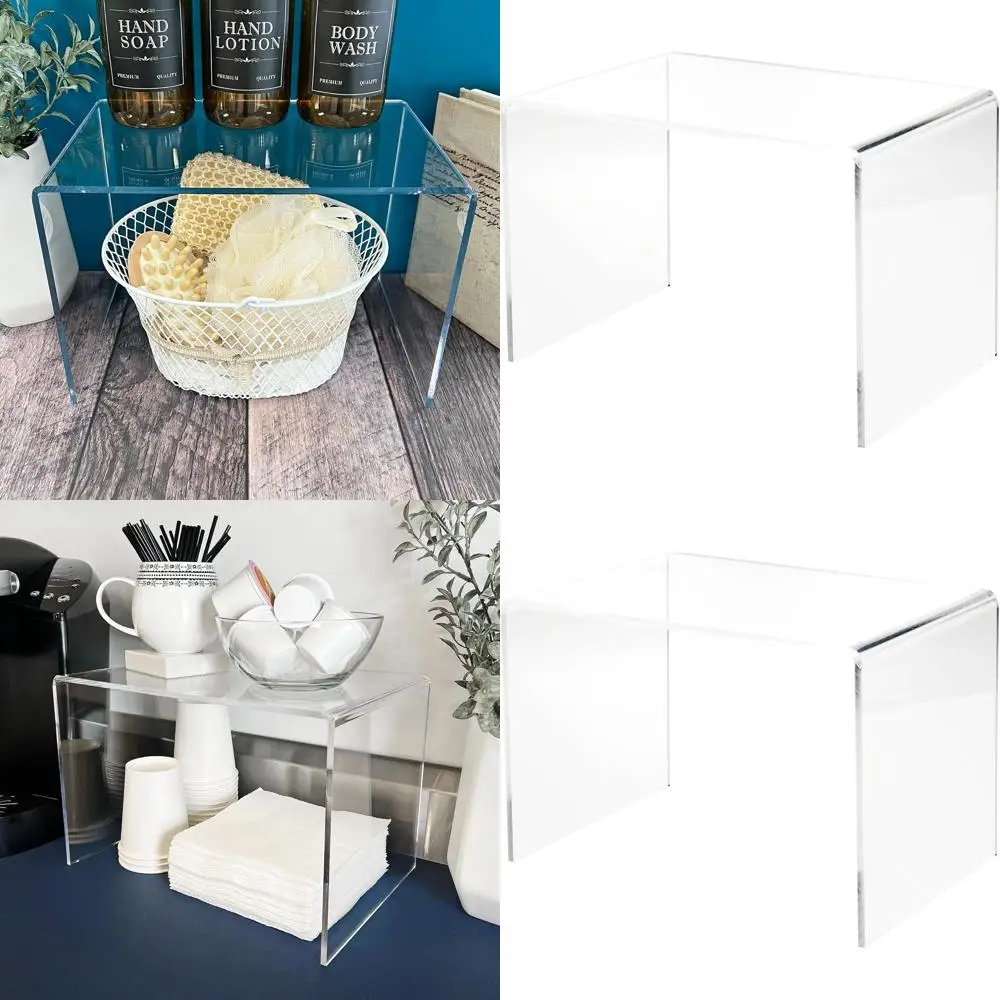 Clear Acrylic Display Stand, 8 High x 12 Wide x 8 Deep, 1/4 Thick, Set of 3
Clear Acrylic Display Stand, 8 High x 12 Wide x 8 Deep, 1/4 Thick, Set of 3