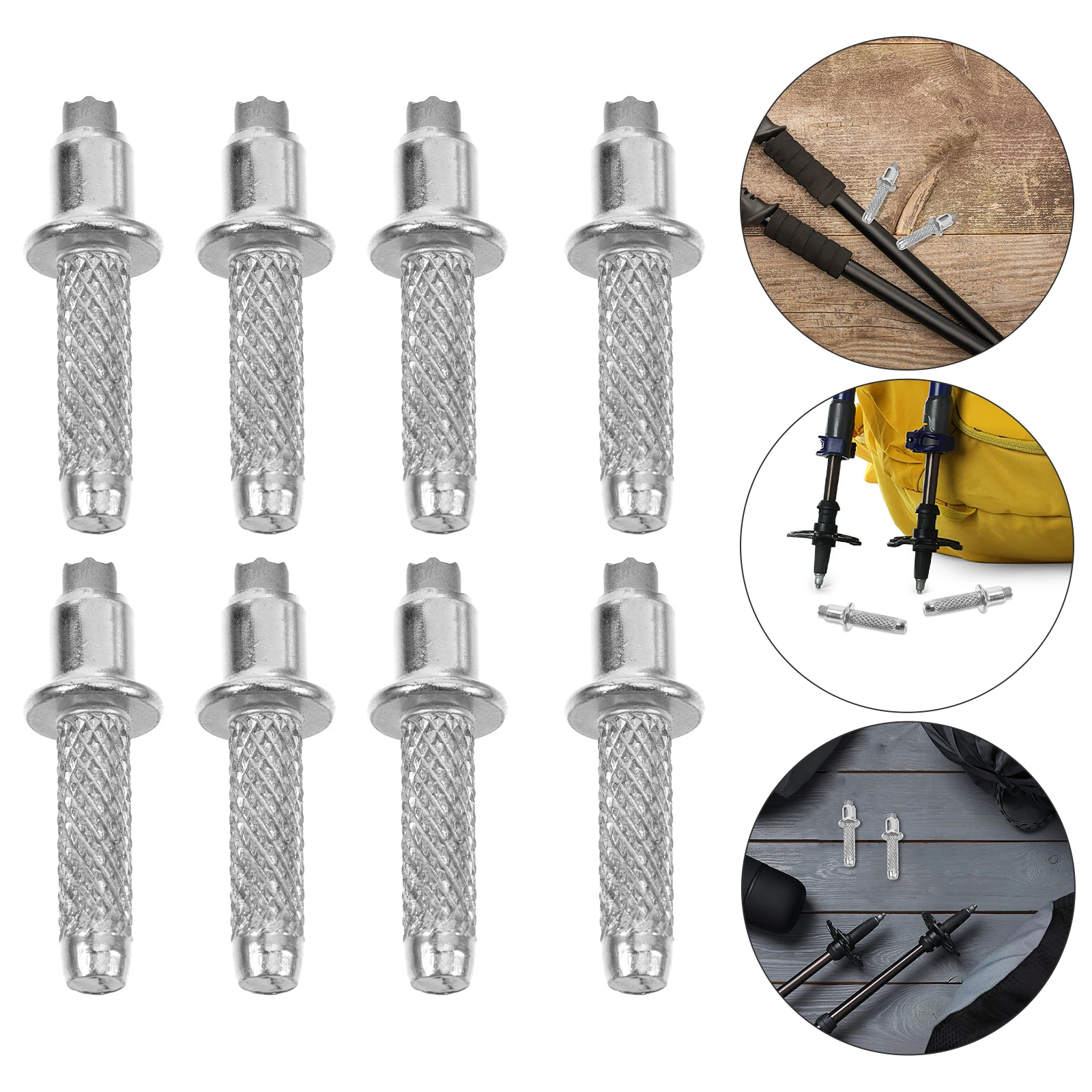 8 Pcs Trekking Pole Tips Tungsten Steel Replacement Hiking Accessories Walking Stick Anti Slip Spikes For Crutch Camping Hiking
8 Pcs Trekking Pole Tips Tungsten Steel Replacement Hiking Accessories Walking Stick Anti Slip Spikes For Crutch Camping Hiking